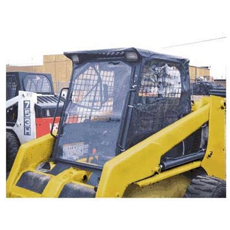 skid steer enclosure doors